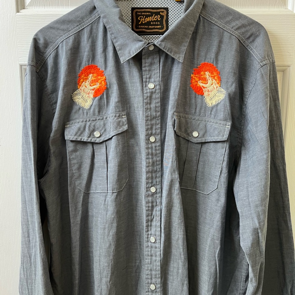 2023 Howler Brothers Bark at the Moon Gaucho Snapshirt